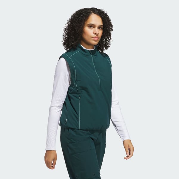 Vert Gilet ample zip 1/4 Twistweave Beyond The Course