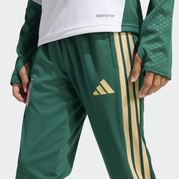 adidas Italy 26 Tiro Kids Training Pants - Green | Free Shipping