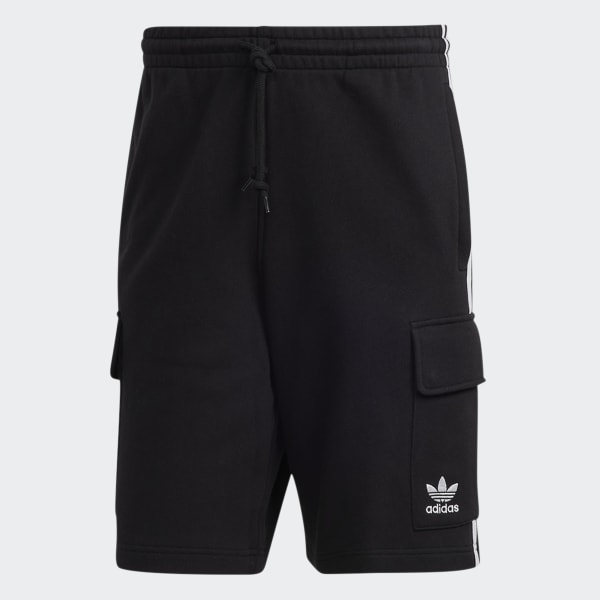 adidas Adicolor Classics 3-Stripes Cargo Shorts - Black | Men's ...