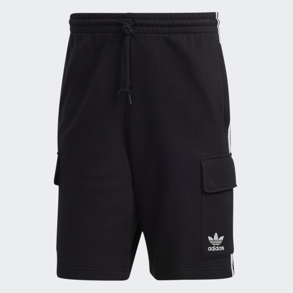 Svart Adicolor Classics 3-Stripes Cargo Shorts