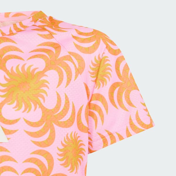 Pembe adidas x FARM Rio Kids Training Tişörtü