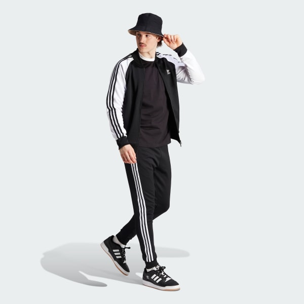 Look by mykindofsweet featuring adidas Originals adidas SST Track Pants, casual style, outfit ideas, mo…