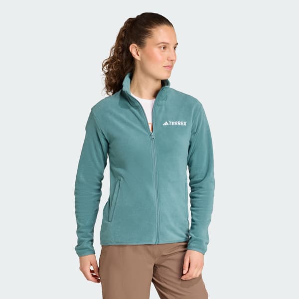 Gronn Multi Essentials Full-Zip Fleece Jakke
