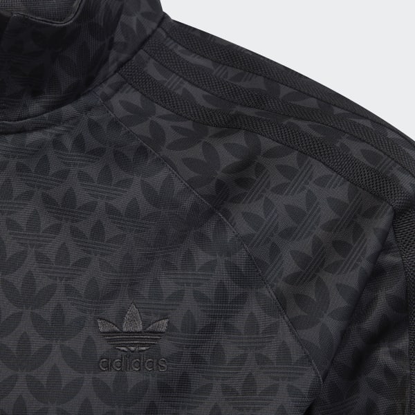 Adidas Originals Men's Mono Track Top - Black - Sweatshirts