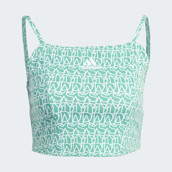 Gron Allover adidas Graphic Corset-Inspired Tank Top