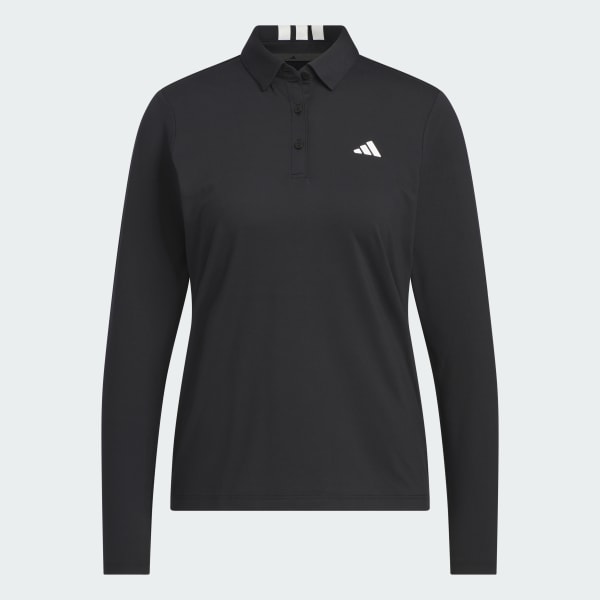 Black POLO-SHIRT LONG SLEEVE