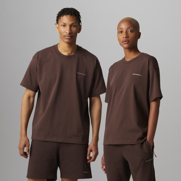Marron Camiseta Pharrell Williams Basics (Género neutro) SV454