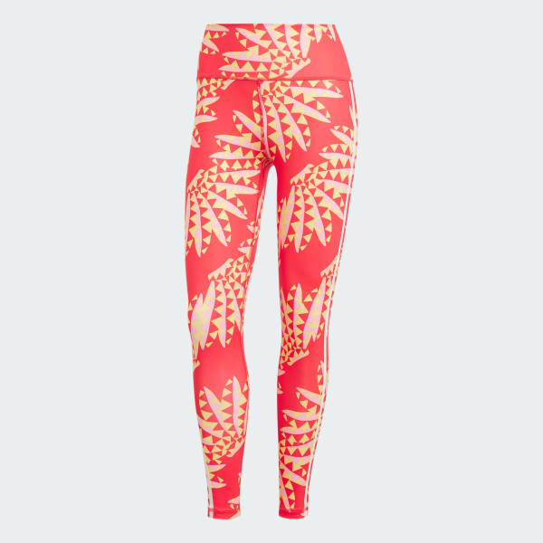 Rojo Mallas adidas x FARM Rio 7/8 Corte Alto