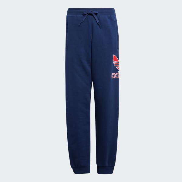 Blue Big Logo Execution Oversized Sweat Pants Kids