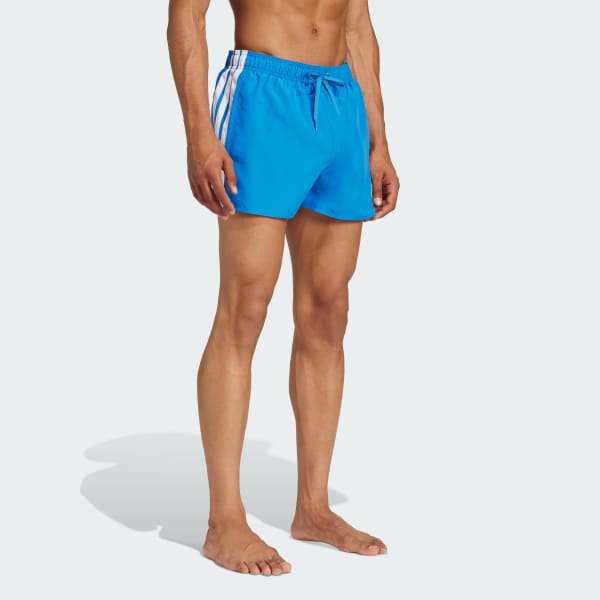 Bleu Short de natation à 3 bandes 20,3 cm