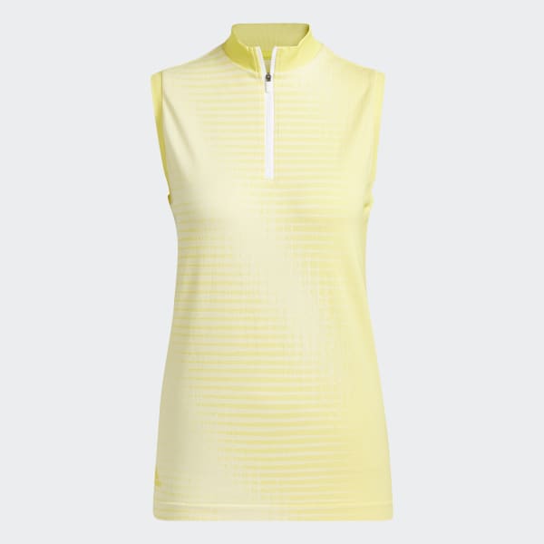 Κίτρινο Primeknit Sleeveless Polo Shirt V9123
