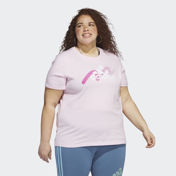 Rosa Remera Estampada Sportswear Two-Tone Digibrush