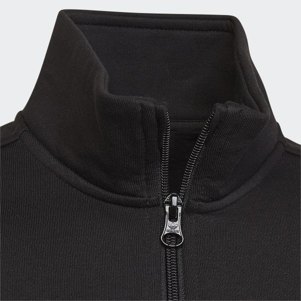 Μαύρο Adicolor Half-Zip Sweatshirt