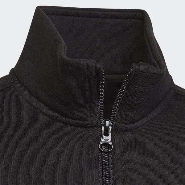 Negro Sudadera Adicolor Half-Zip