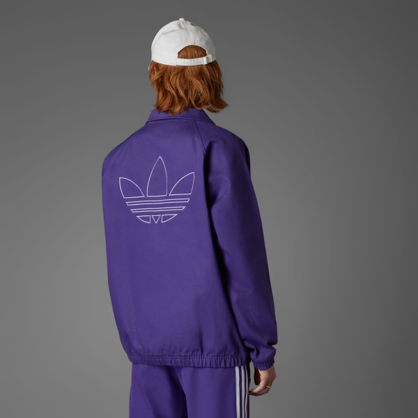 Fioletowy Bluza Real Madrid Terrace Icons Drill