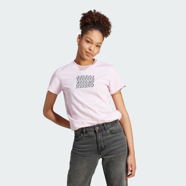 Rosado Polo Estampada Vibrant