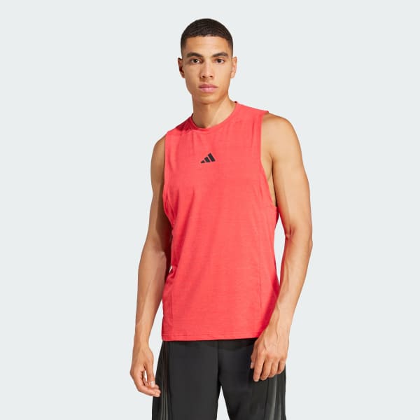Red Designed for Training Workout Tank Top