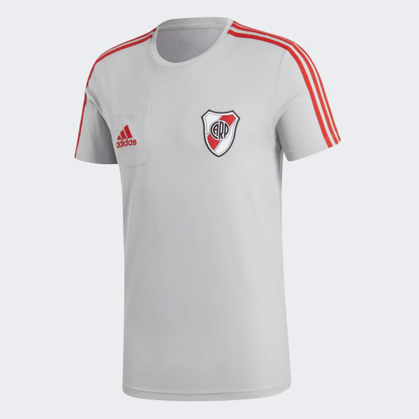 remera gris de river