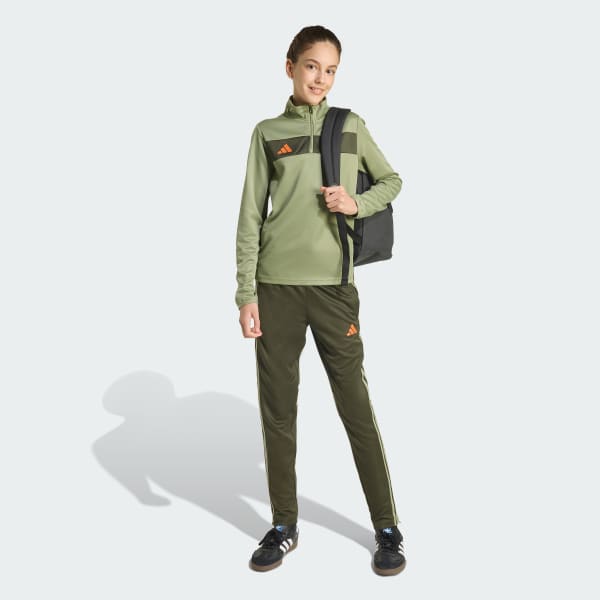 Green Tiro 25 Essentials Training Pants Kids