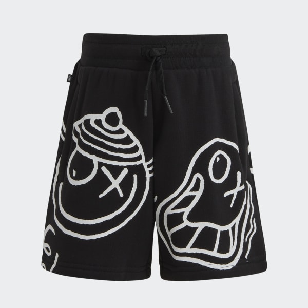 White adidas Originals x André Saraiva Shorts and Tee Set