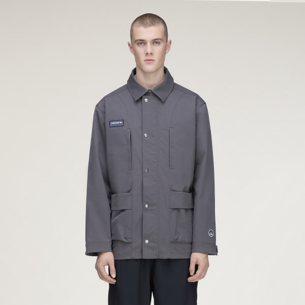 adidas MERKLAND SPZL JACKET - Grey | Free Shipping with adiClub