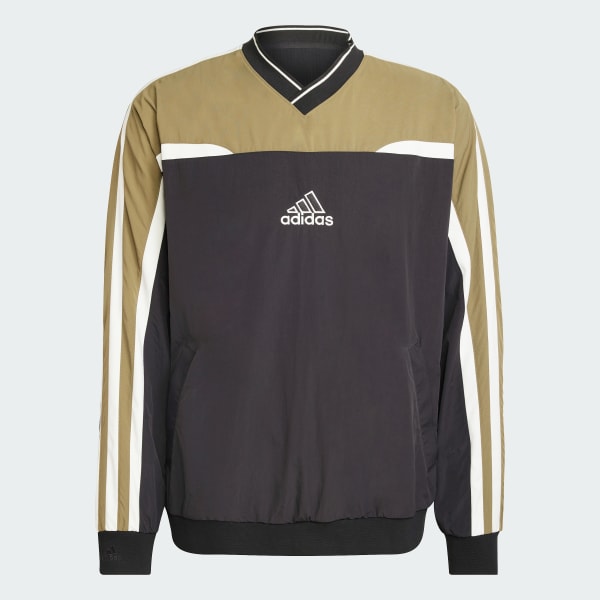 Black Cutline Pullover Top
