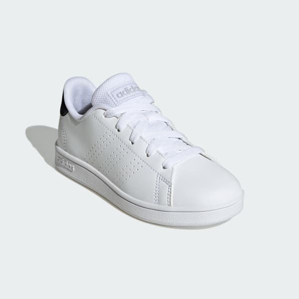 White Advantage Lifestyle Court Lace Shoes
