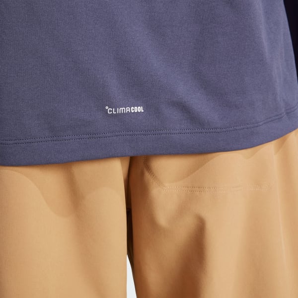 adidas Terrex Multi Climacool Hooded Long Sleeve Top - Blue | Free