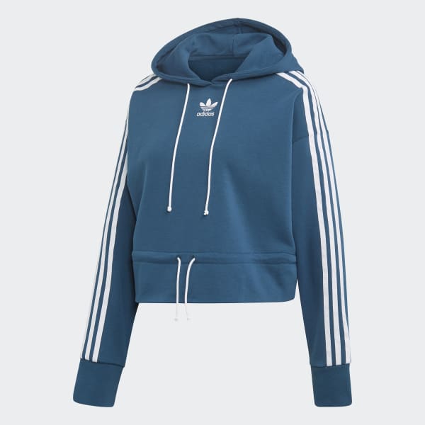 Mau-xanh-da-troi Áo hoodie Bellista Cropped