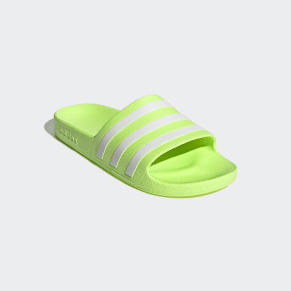 Green Adilette Aqua Slides