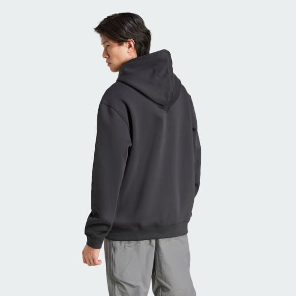 Negro Sudadera con capucha 1