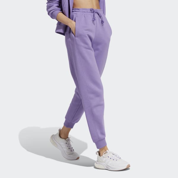 adidas ALL SZN Fleece Pants Purple Lifestyle - | | Women\'s adidas US