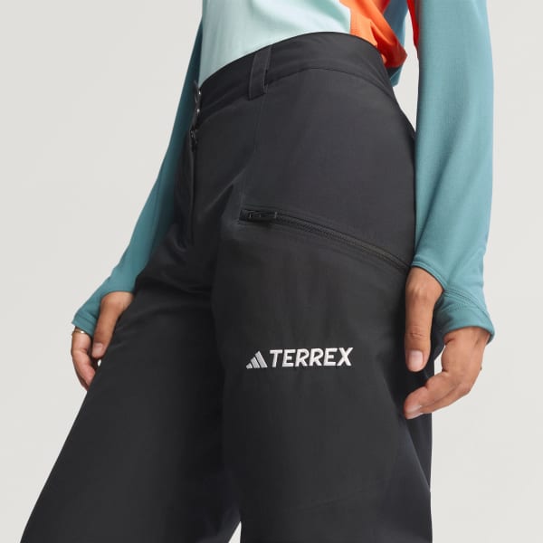 Black Terrex Multi 2 Layer CLIMAPROOF Insulated Tracksuit Bottoms