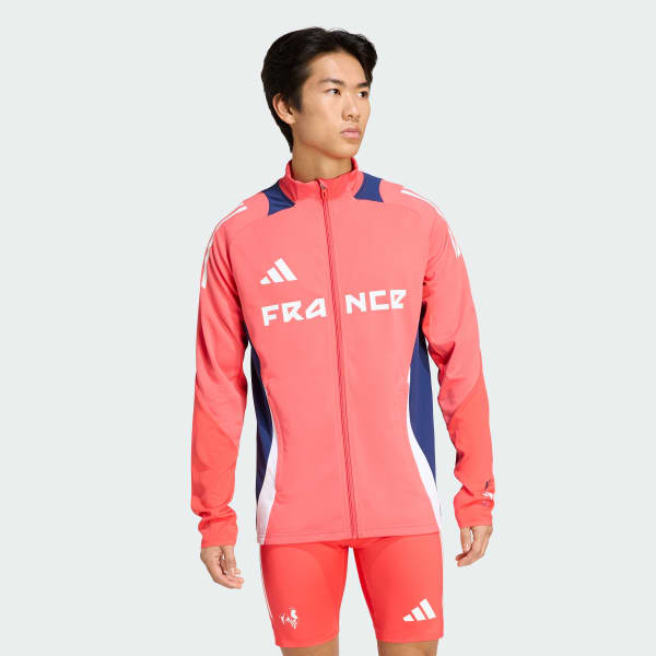 Rouge VESTE DE SURVÊTEMENT DE TRAINING FRANCE
