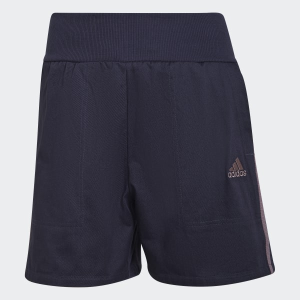 Blue Tiro High-Waisted Shorts U9352