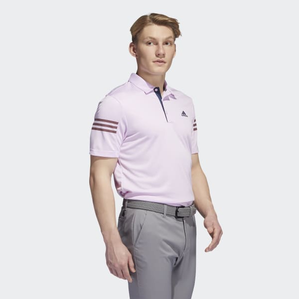 Purple 3-Stripes Polo Shirt RK545