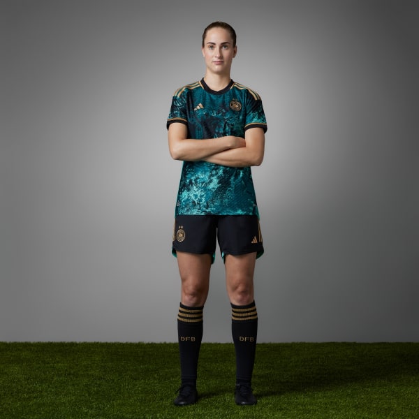 Turkis Tyskland Women's Team 23 Authentic Bortetrøye