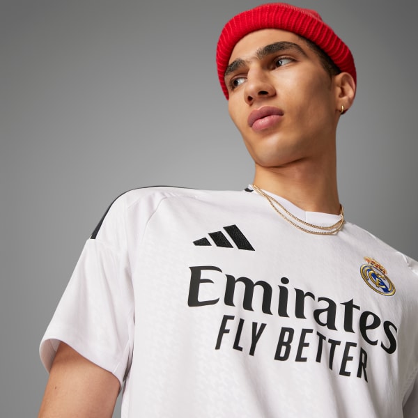 สีขาว เสื้อฟุตบอลชุดเหย้า Real Madrid 24/25