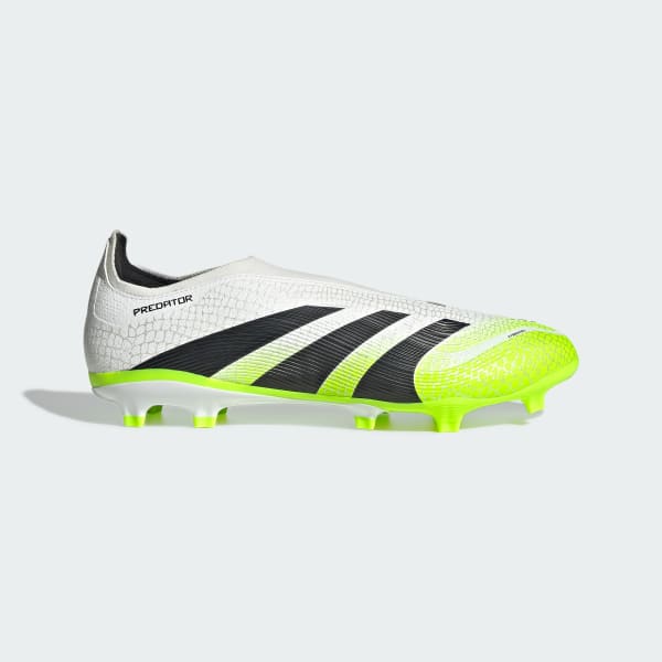 Blanco Zapatos de Fútbol Predator League Sin Cordones Terreno Firme/Multiterreno