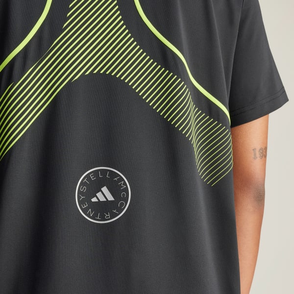 adidas by Stella McCartney TruePace Running Tee - Black adidas by Stella McCartney TruePace Running Tee - Black