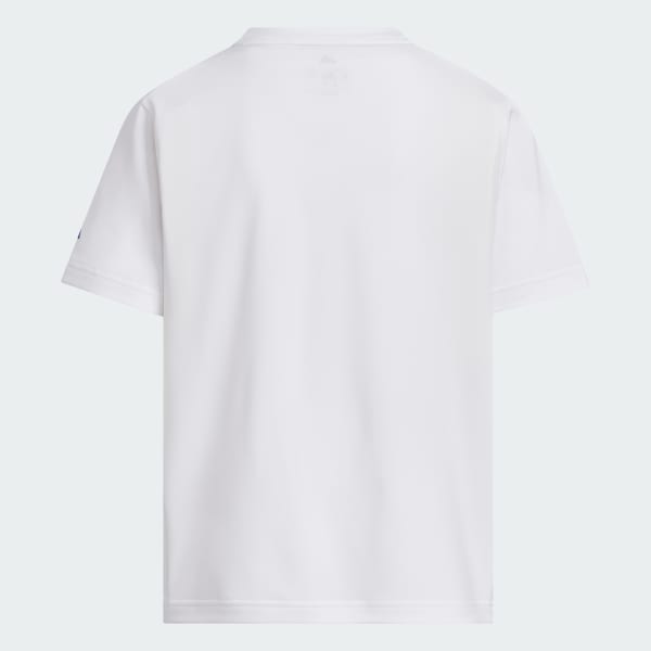 ホワイト マストハブ レギュラーフィット ビッグロゴ キッズ半袖Tシャツ