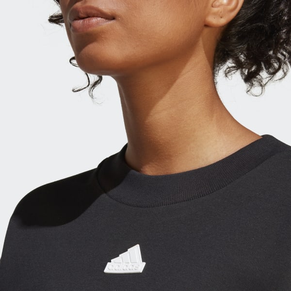 Black Future Icons 3-Stripes Sweatshirt