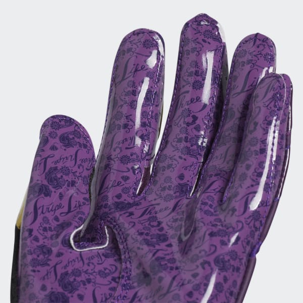 adidas football gloves purple