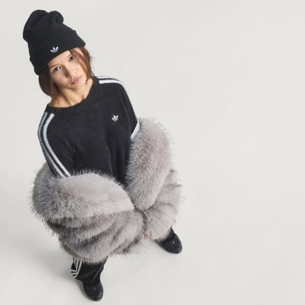 adidas Fur Jacket - Grey | Free Shipping with adiClub