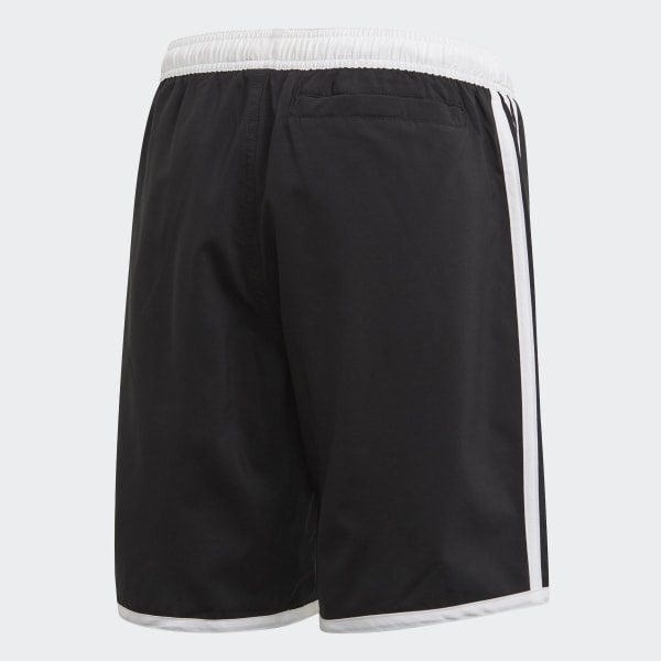 zwart 3-Stripes Zwemshort