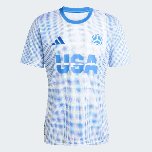 adidas USA Jersey - White | Free Shipping with adiClub