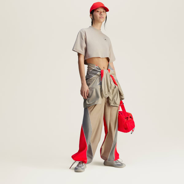 bézová Tričko adidas by Stella McCartney Crop