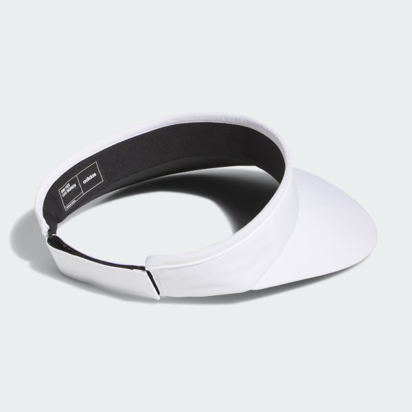 ホワイト 【ゴルフ】ワイドブリムバイザー