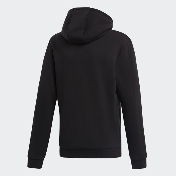 Negro Sudadera con Gorro Trifolio (UNISEX)