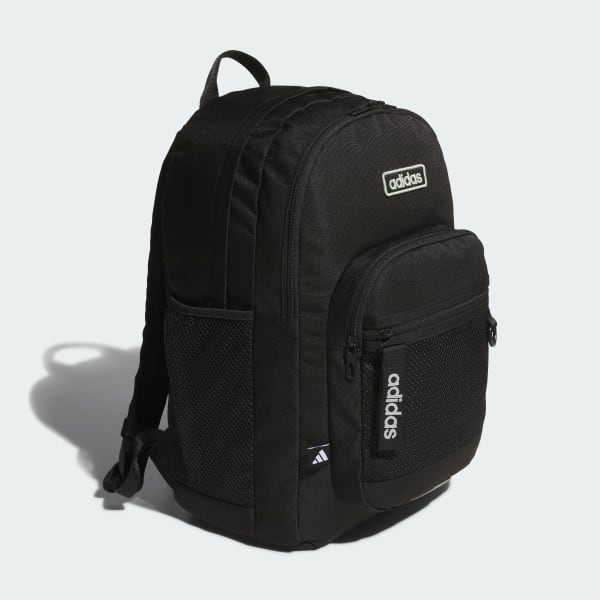 Black 백 투 스쿨 백팩 리니어 로고